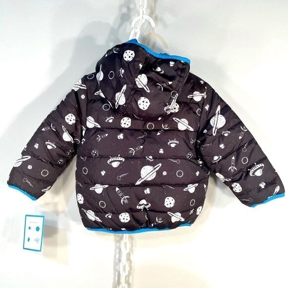 CARTER’s 18M REVERSIBLE WINTER JACKET WARM & COZY, WATER & WIND RESISTANT NWT - Picture 6 of 12